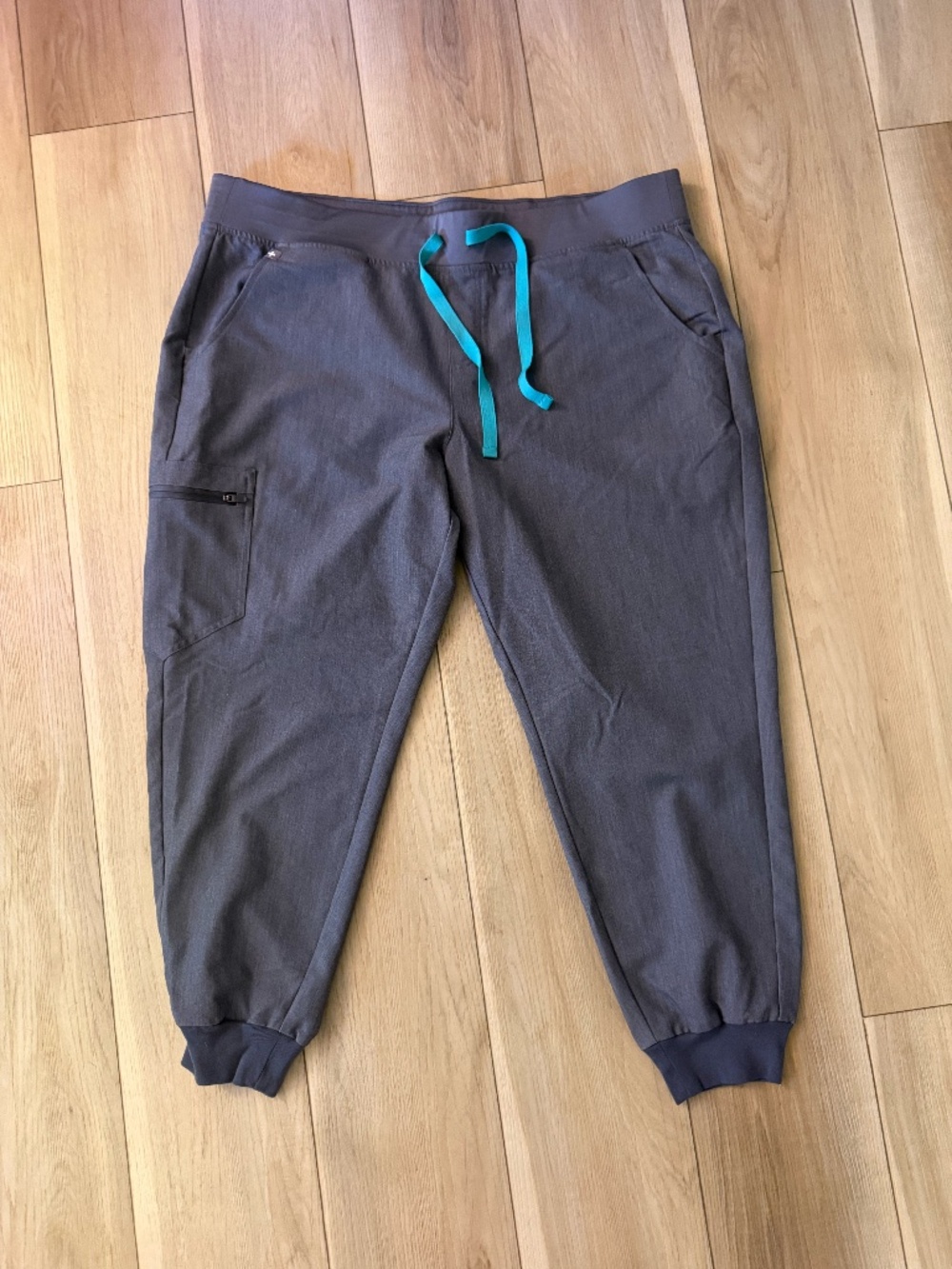 FIGS Zamora Jogger Scrub Pants XXL/P Gray Technical Collection EUC